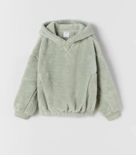 Kız Çocuk Peluş Sweatshirt