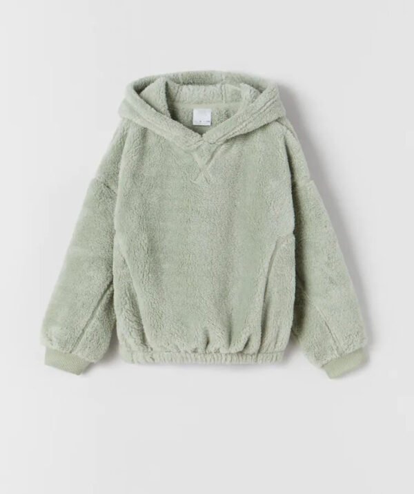 Kız Çocuk Peluş Sweatshirt