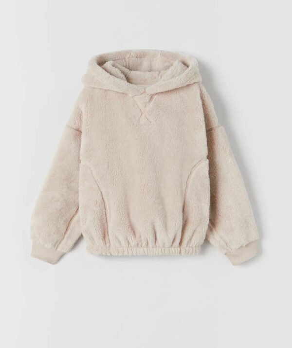 Kız Çocuk Peluş Sweatshirt