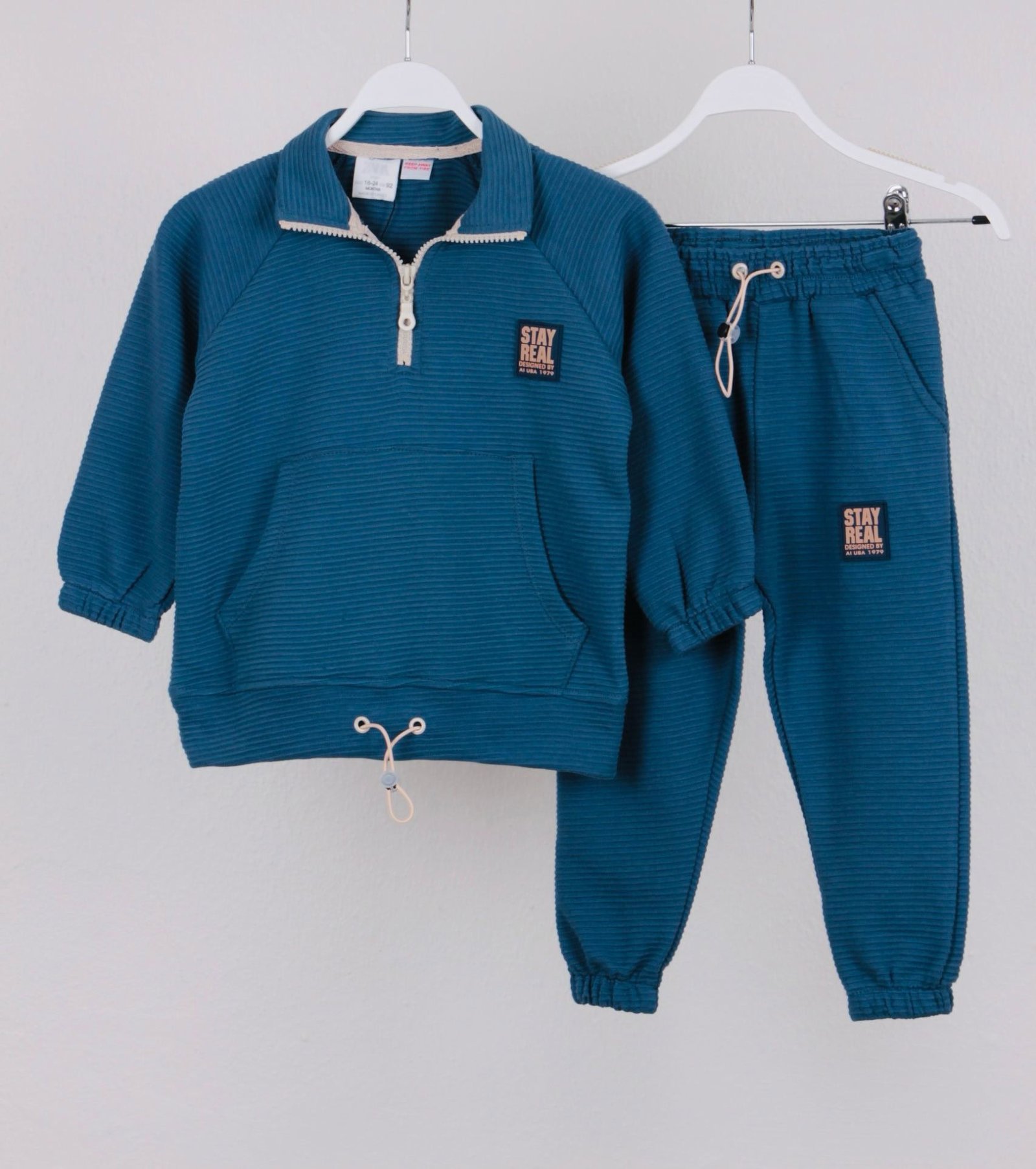 Erkek Bebek Dik Yaka Takım