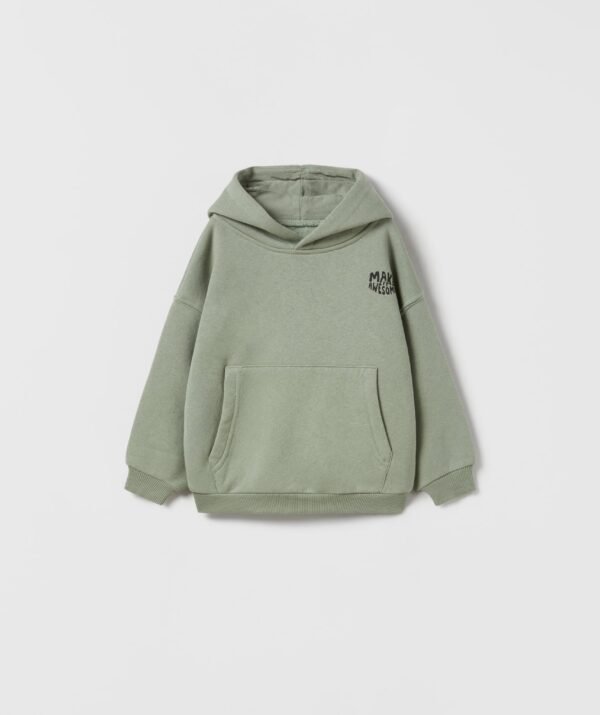 Erkek Bebek Kapüşonlu Sweatshirt