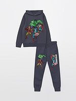 Erkek Çocuk Kapüşonlu Takım