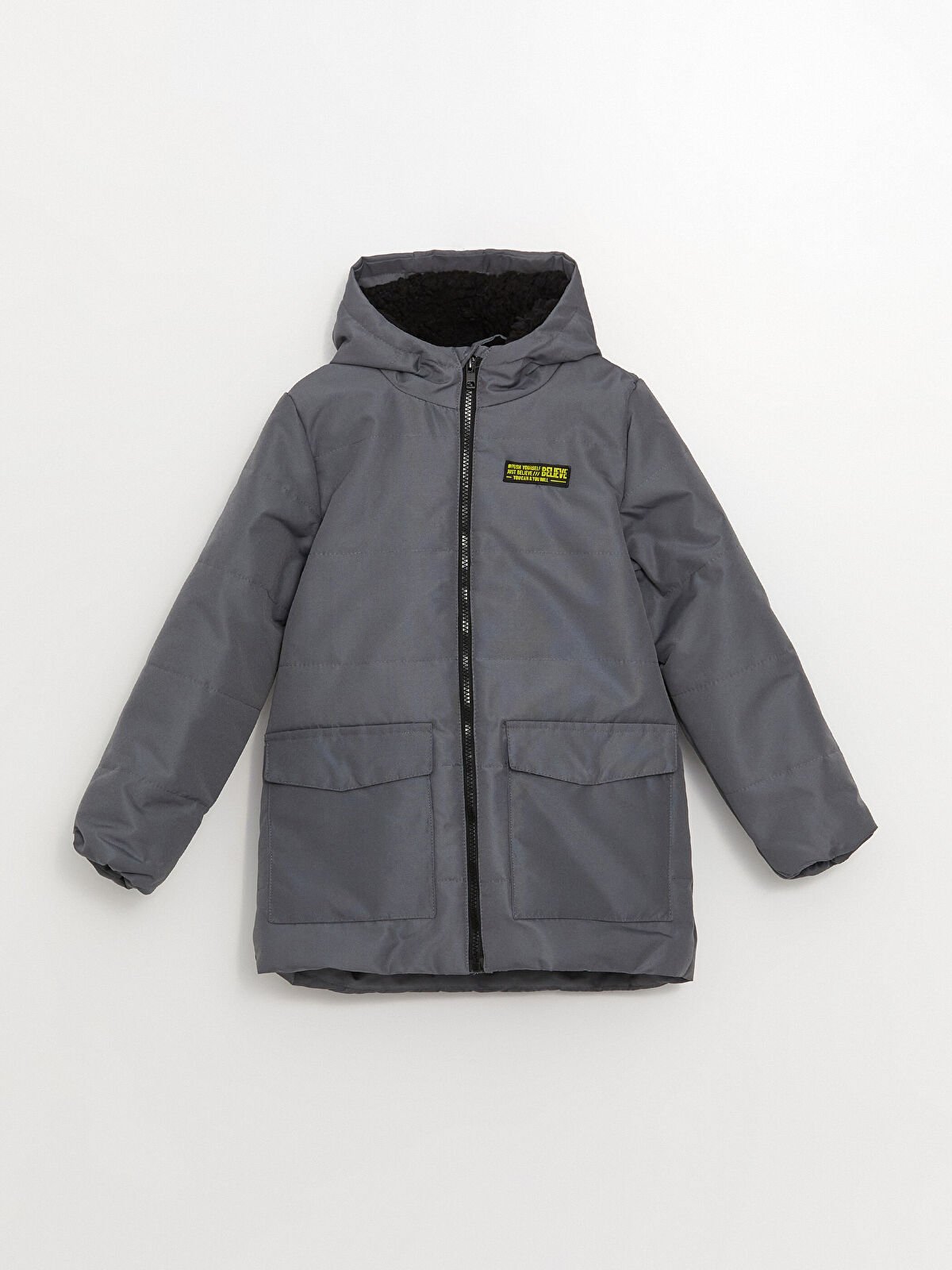 Erkek Çocuk Kapüşonlu Mont