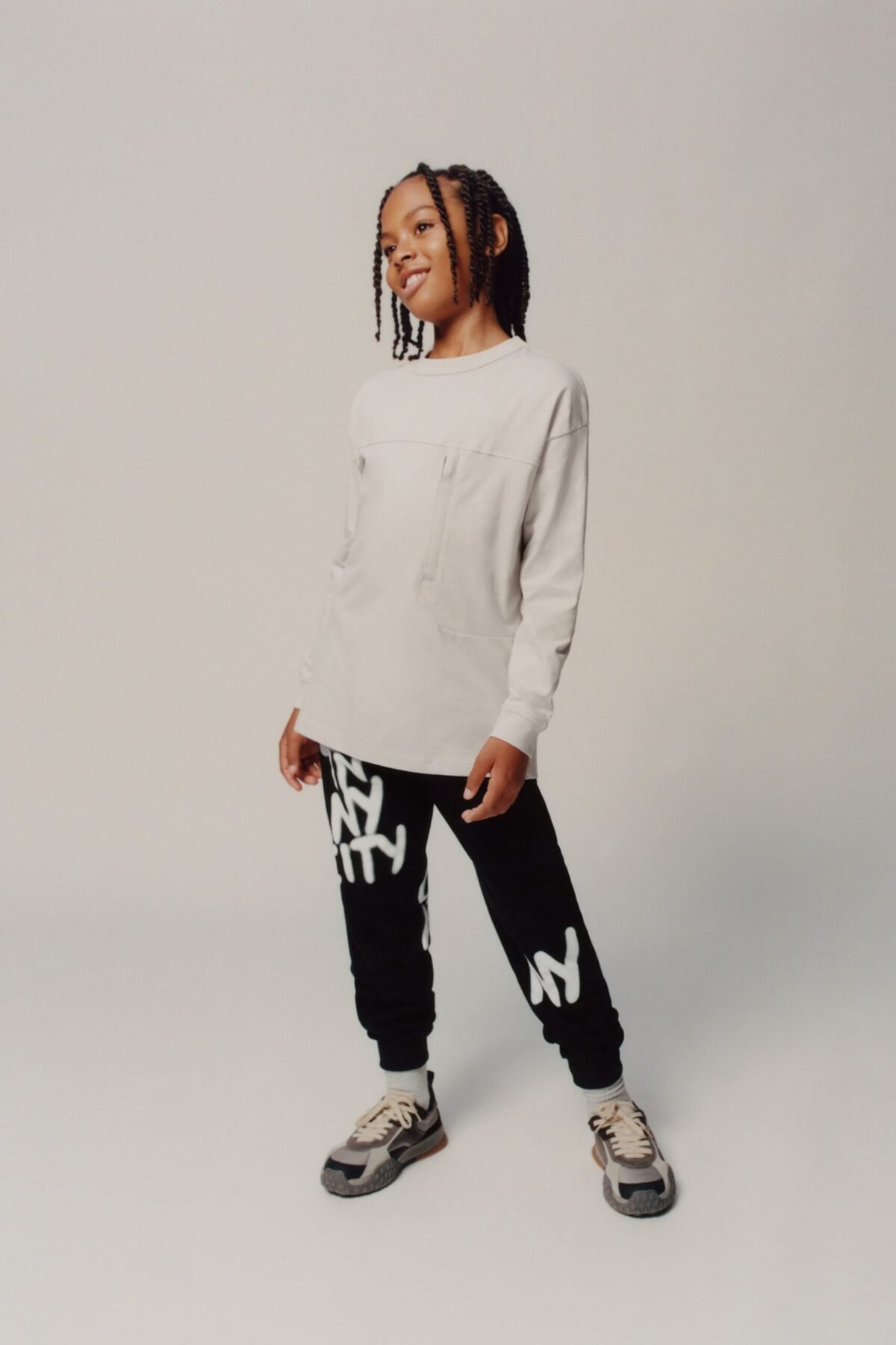 Erkek Çocuk Graffiti Baskılı Eşofman