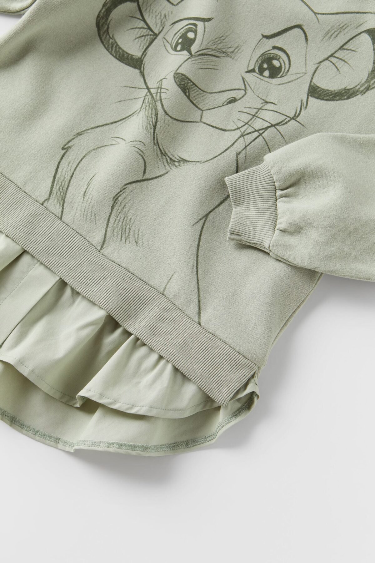 Kız Çocuk Gömlekli Sweatshirt