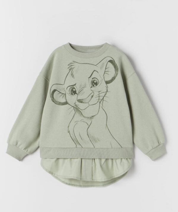 Kız Çocuk Gömlekli Sweatshirt