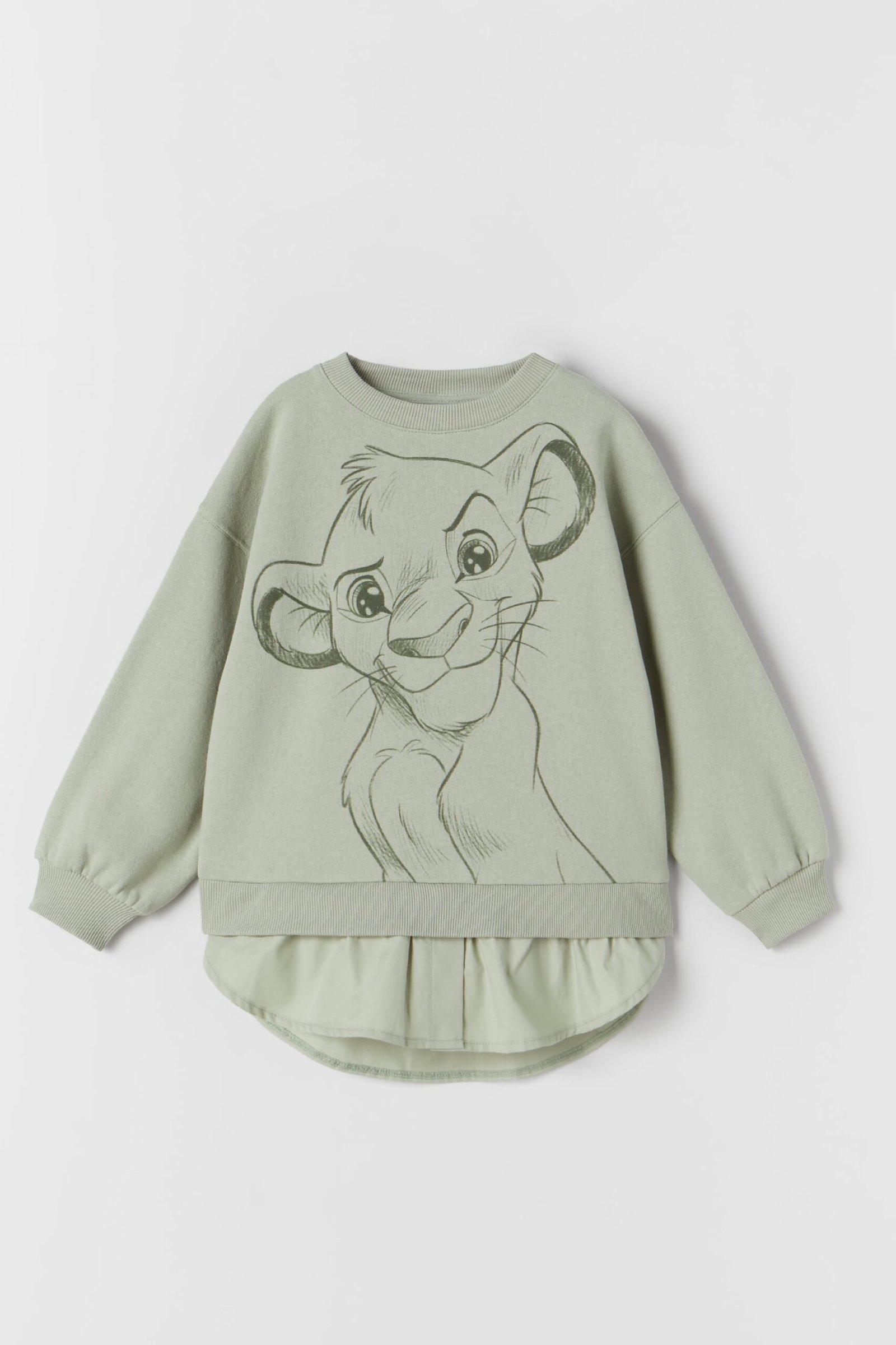 Kız Çocuk Gömlekli Sweatshirt