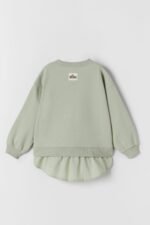 Kız Çocuk Gömlekli Sweatshirt