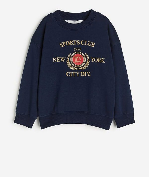 Erkek Çocuk Nakışlı Sweatshirt