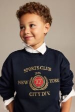 Erkek Çocuk Nakışlı Sweatshirt