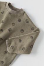 Erkek Bebek Benekli Eşofman Takımı