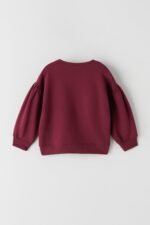 Kız Çocuk Fiyonklu Sweatshirt