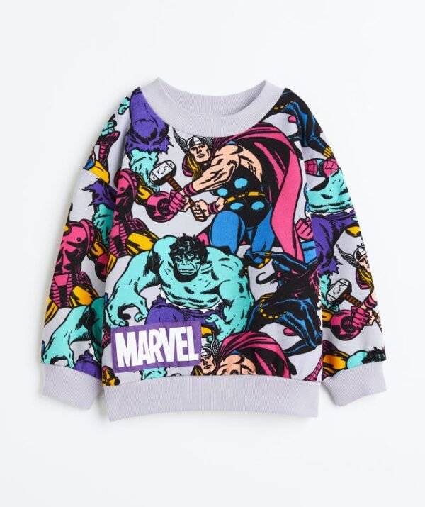 Erkek Çocuk Baskılı Sweatshirt