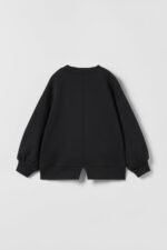 Kız Çocuk Kalpli Sweatshirt - Görsel 2