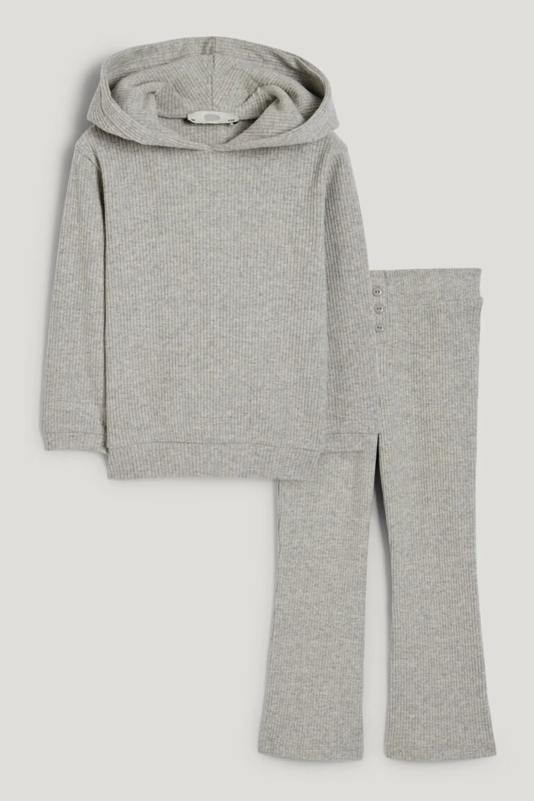 Kız Çocuk Sweatshirt Tayt Takım