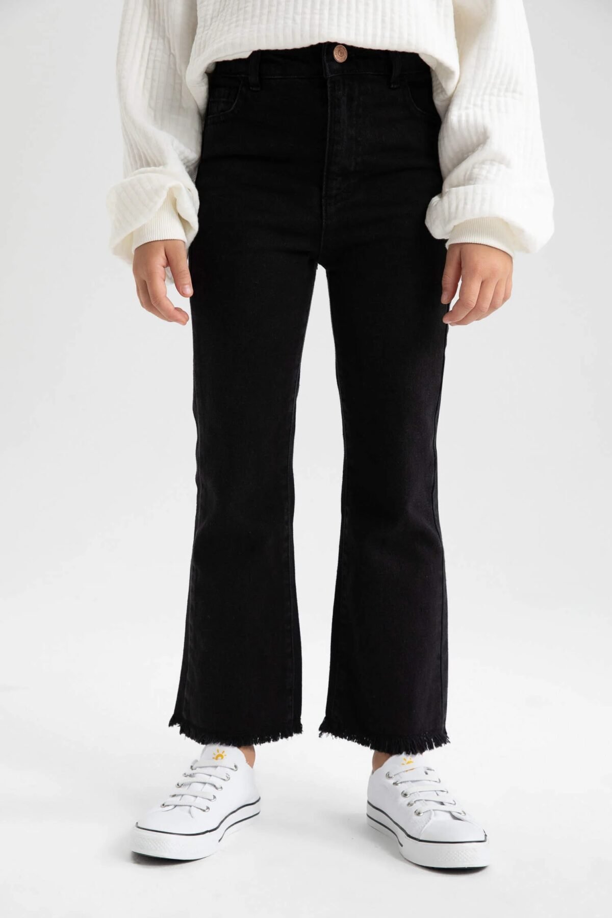 Kız Çocuk Wide Leg Pantolon - Görsel 2