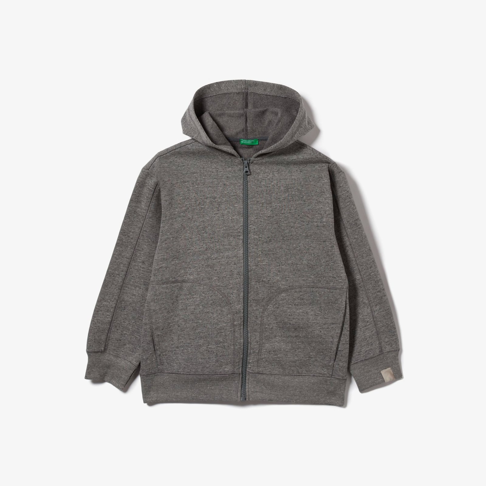 Unisex Çocuk Fermuarlı Kapüşonlu Hırka 0 Unisex Çocuk Fermuarlı Kapüşonlu Hırka - Görsel 1