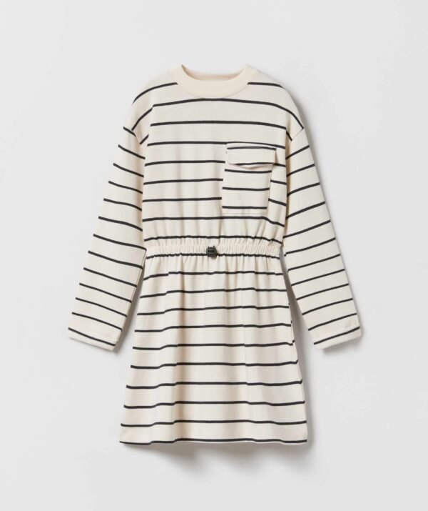 Kız Çocuk Beli Lastikli Elbise