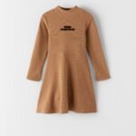 Kız Çocuk Sloganlı Elbise