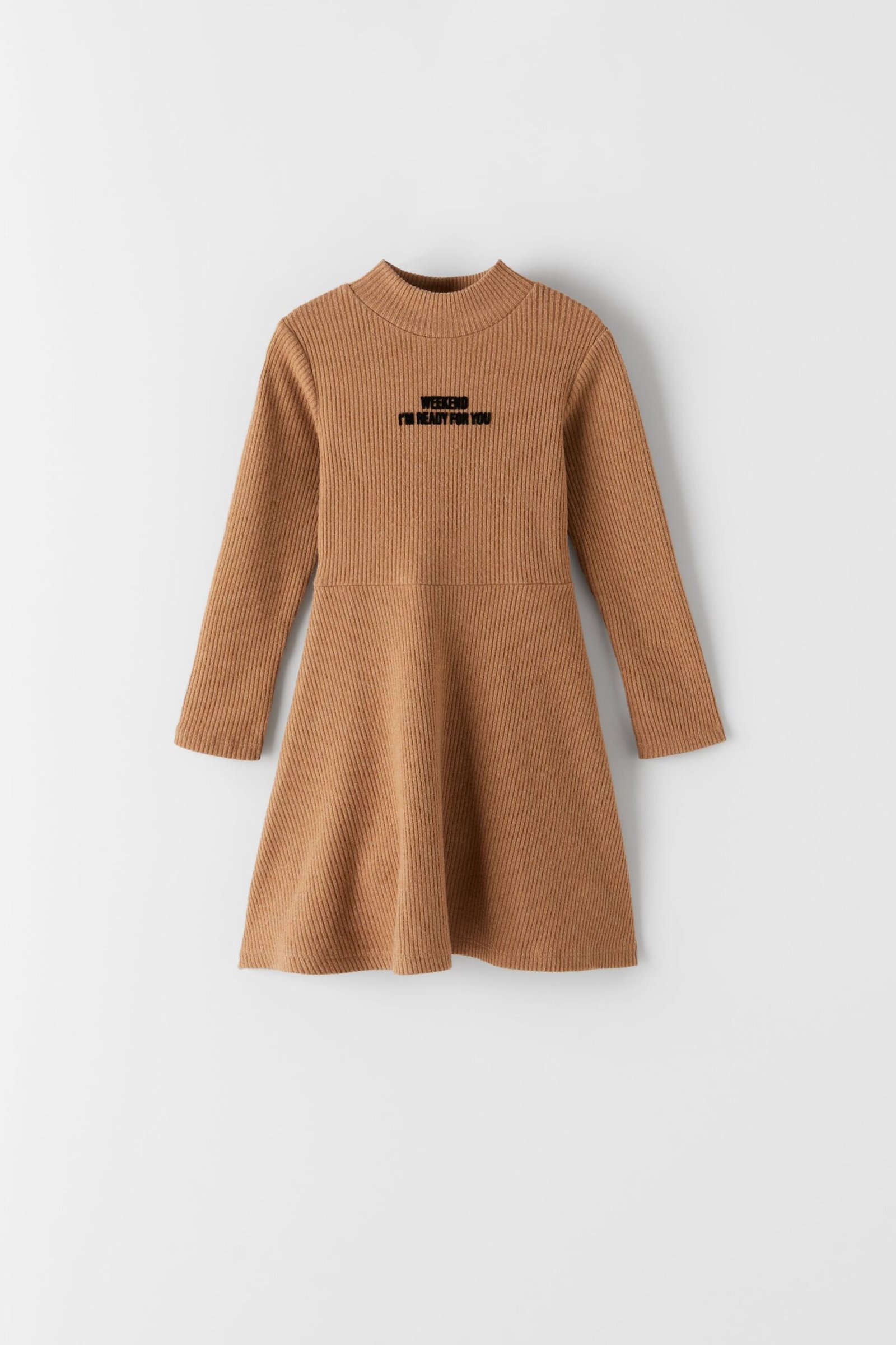 Kız Çocuk Sloganlı Elbise