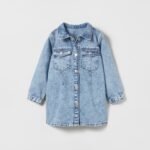 Kız Bebek Kot Elbise