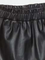 Kız Çocuk Deri Etek - Görsel 3