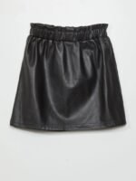 Kız Çocuk Deri Etek - Görsel 2