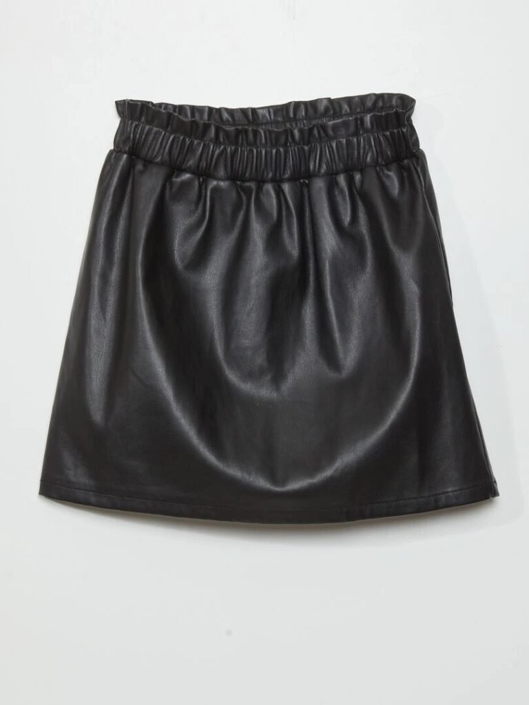 Kız Çocuk Deri Etek