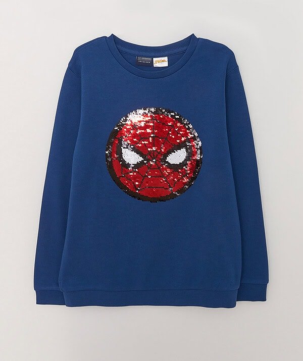 Erkek Çocuk Pullu Sweatshirt