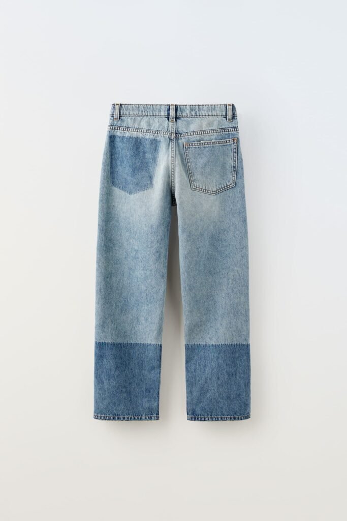 Kız Çocuk Patchwork Baggy Pantolon