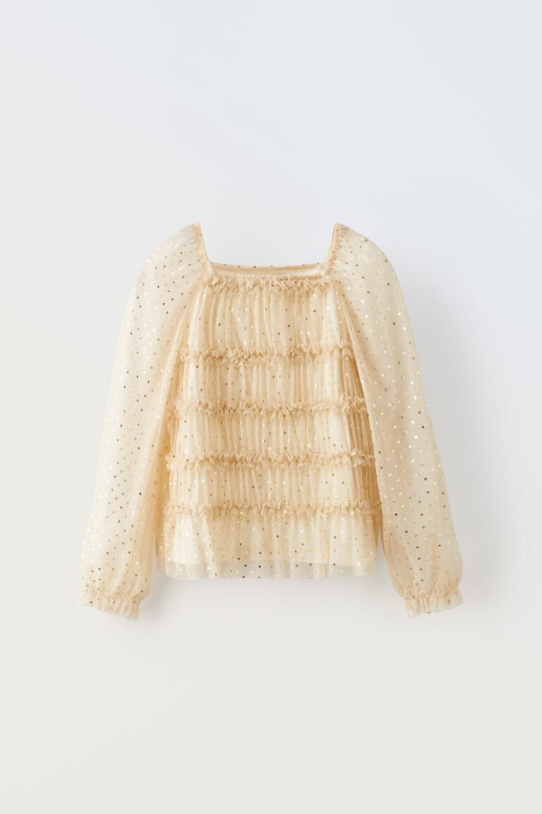 Kız Çocuk Tüllü T-Shirt