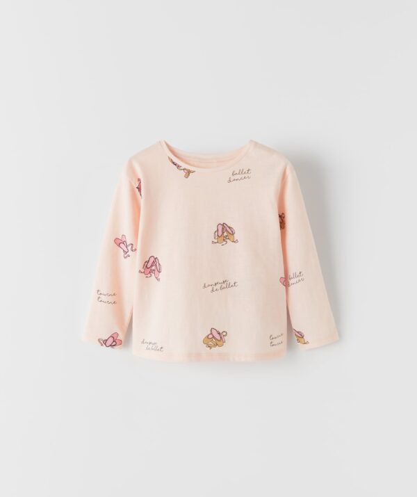 Kız Bebek Baskılı T-Shirt