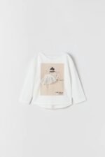Kız Bebek Tüllü Balerinli T-Shirt