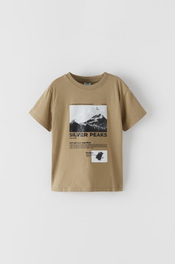 Erkek Çocuk Resim Baskılı T-Shirt