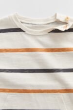 Erkek Bebek Çizgili T-Shirt - Görsel 3