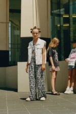 Kız Çocuk Zebra Desenli Tulum - Görsel 2