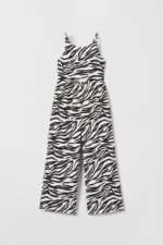 Kız Çocuk Zebra Desenli Tulum
