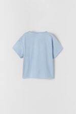 Kız Çocuk Baskılı Oversize T-Shirt - Görsel 3