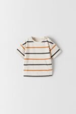 Erkek Bebek Çizgili T-Shirt