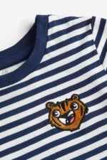 Erkek Çocuk Çizgili T-Shirt - Görsel 2