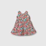 Kız Bebek Çiçekli Elbise