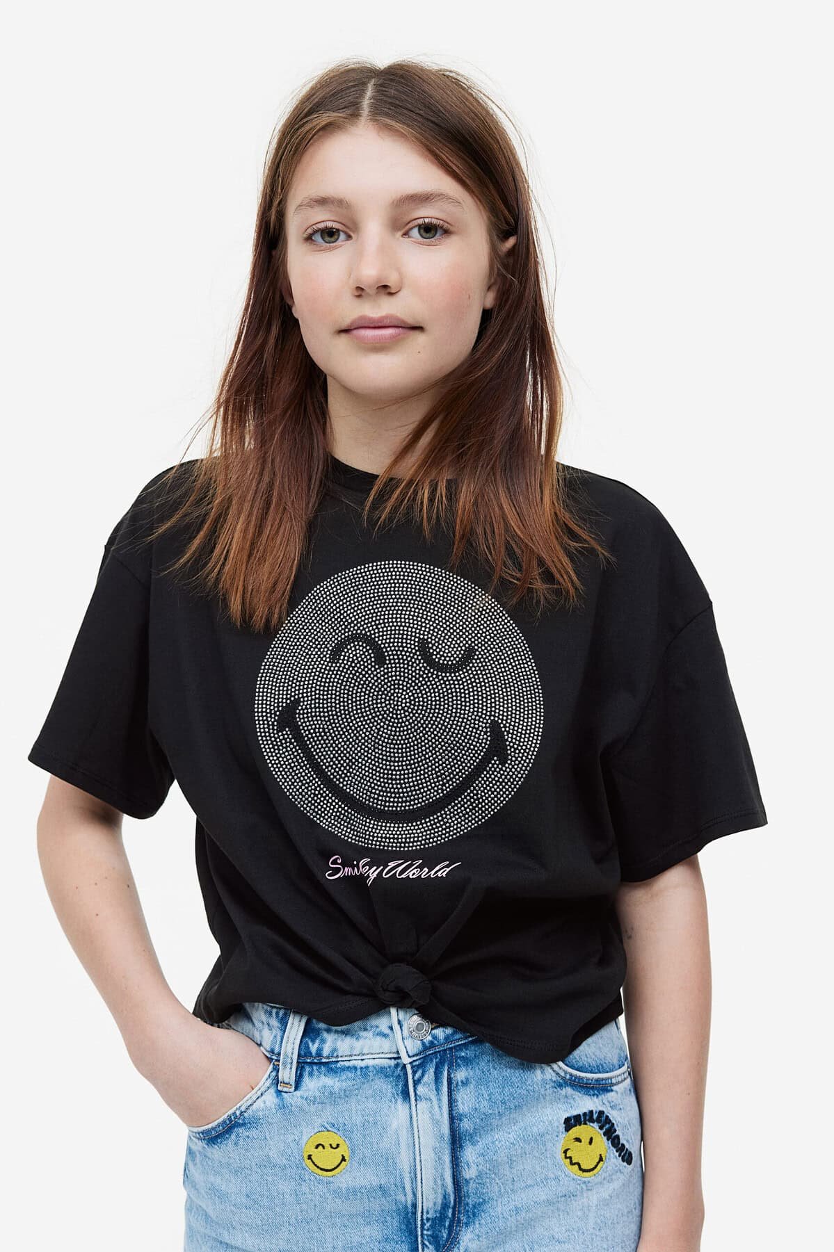 Kız Çocuk Garson Boy Taşlı T-Shirt - Görsel 3
