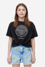 Kız Çocuk Garson Boy Taşlı T-Shirt - Görsel 4