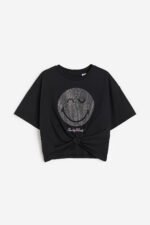 Kız Çocuk Garson Boy Taşlı T-Shirt