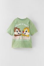 Kız Çocuk Sırt Baskılı T-Shirt