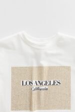 Kız Çocuk Taşlı Baskılı T-Shirt - Görsel 2