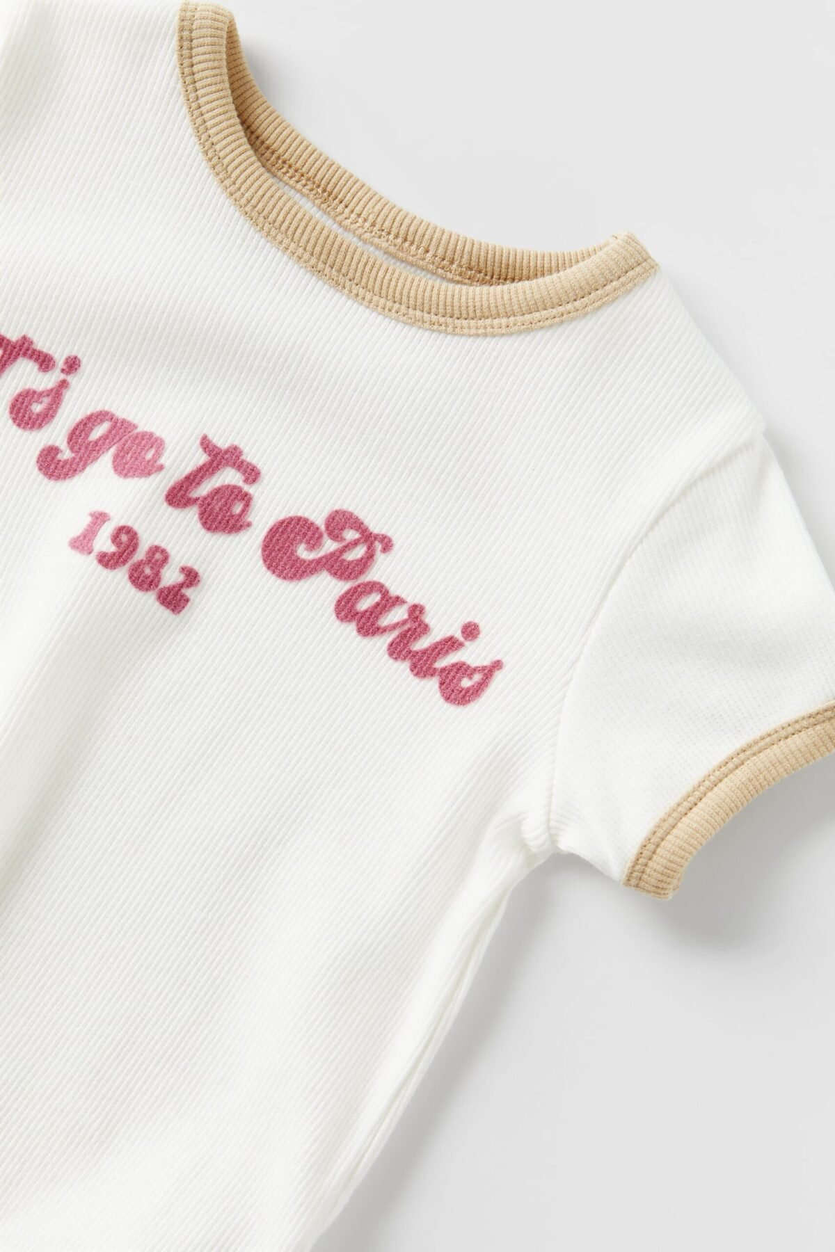 Kız Bebek Fitilli T-Shirt - Görsel 2