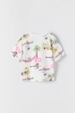 Kız Bebek Baskılı T-Shirt - Görsel 3
