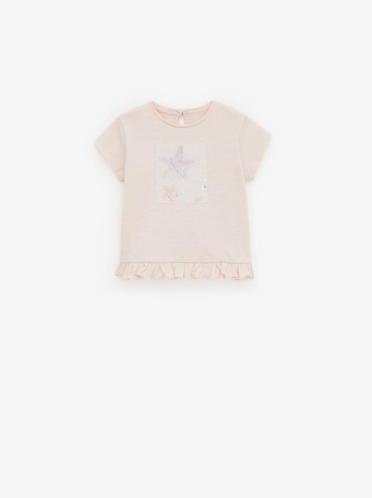 Kız Bebek Desenli T-Shirt