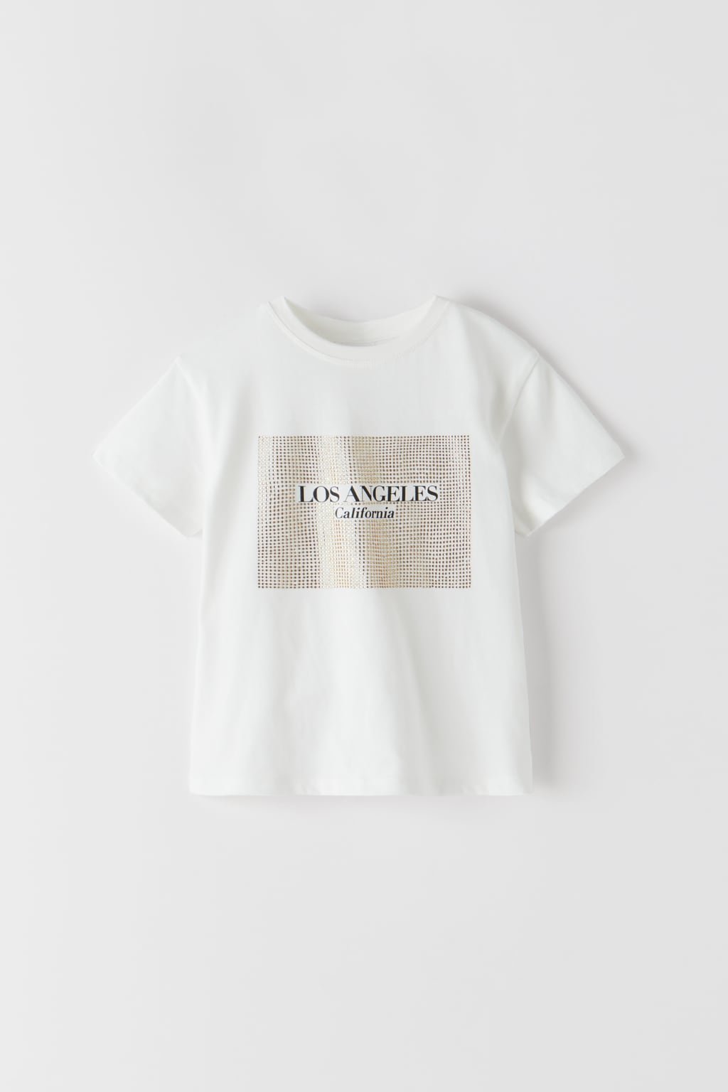 4269002352 Kız Çocuk Taşlı Baskılı T-Shirt - Görsel 1